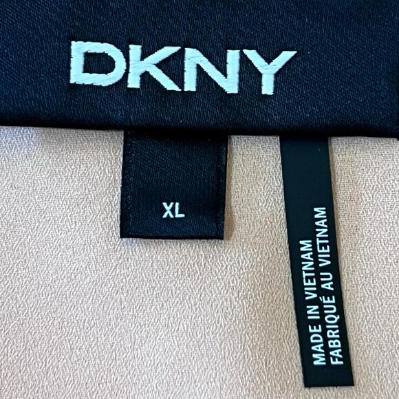 DKNY XL Peach Layered Open Sleeve Top - Picture 5 of 8